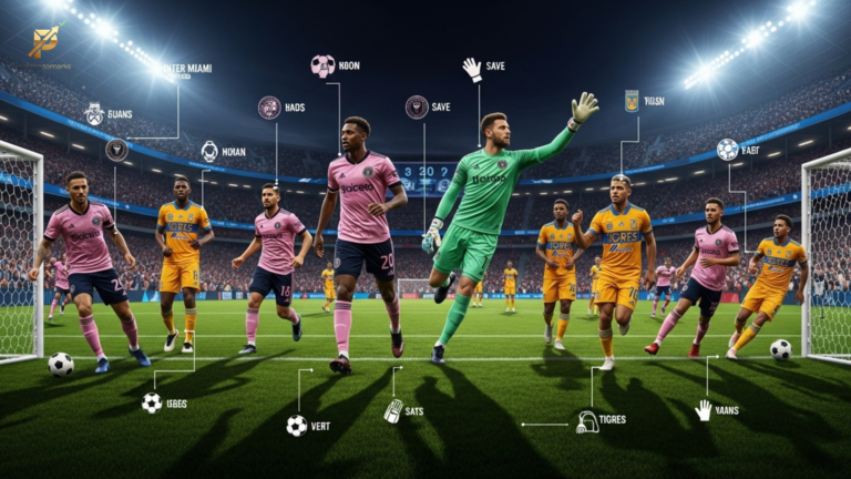 Inter Miami vs Tigres UANL Timeline